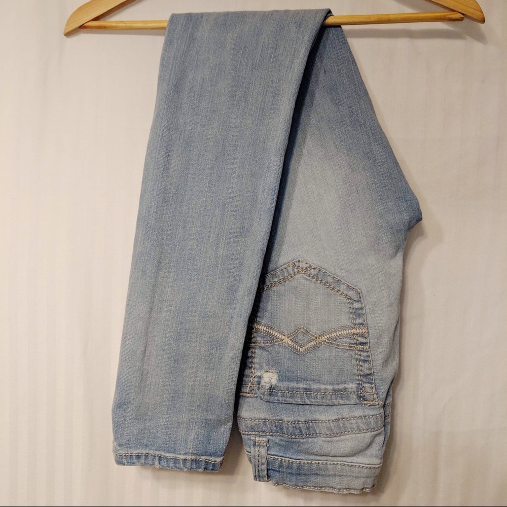 Sale! 3/$15 Mudd Distressed Skinny Jean Light Wash